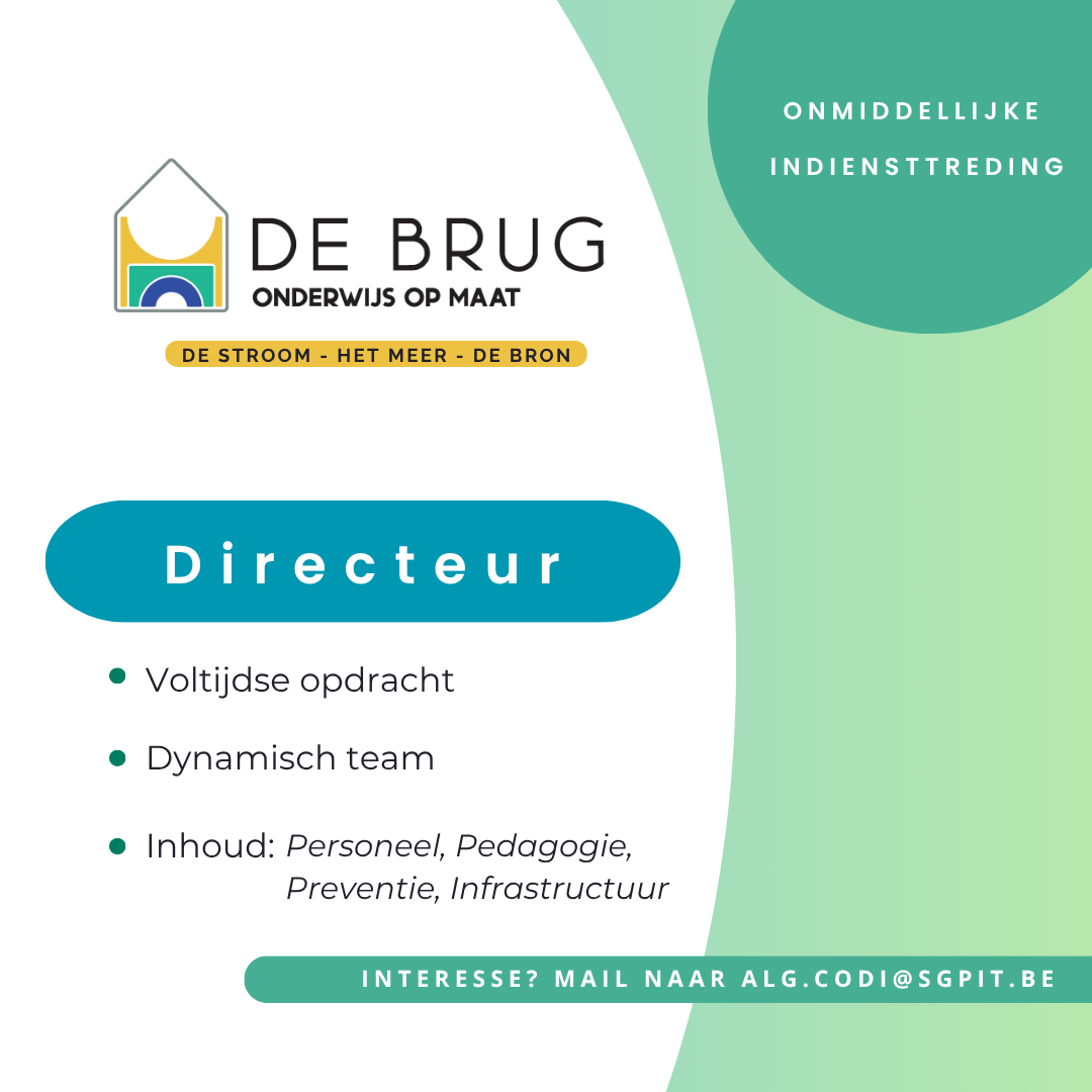 Vacacture Directie De Brug 01 09 2026