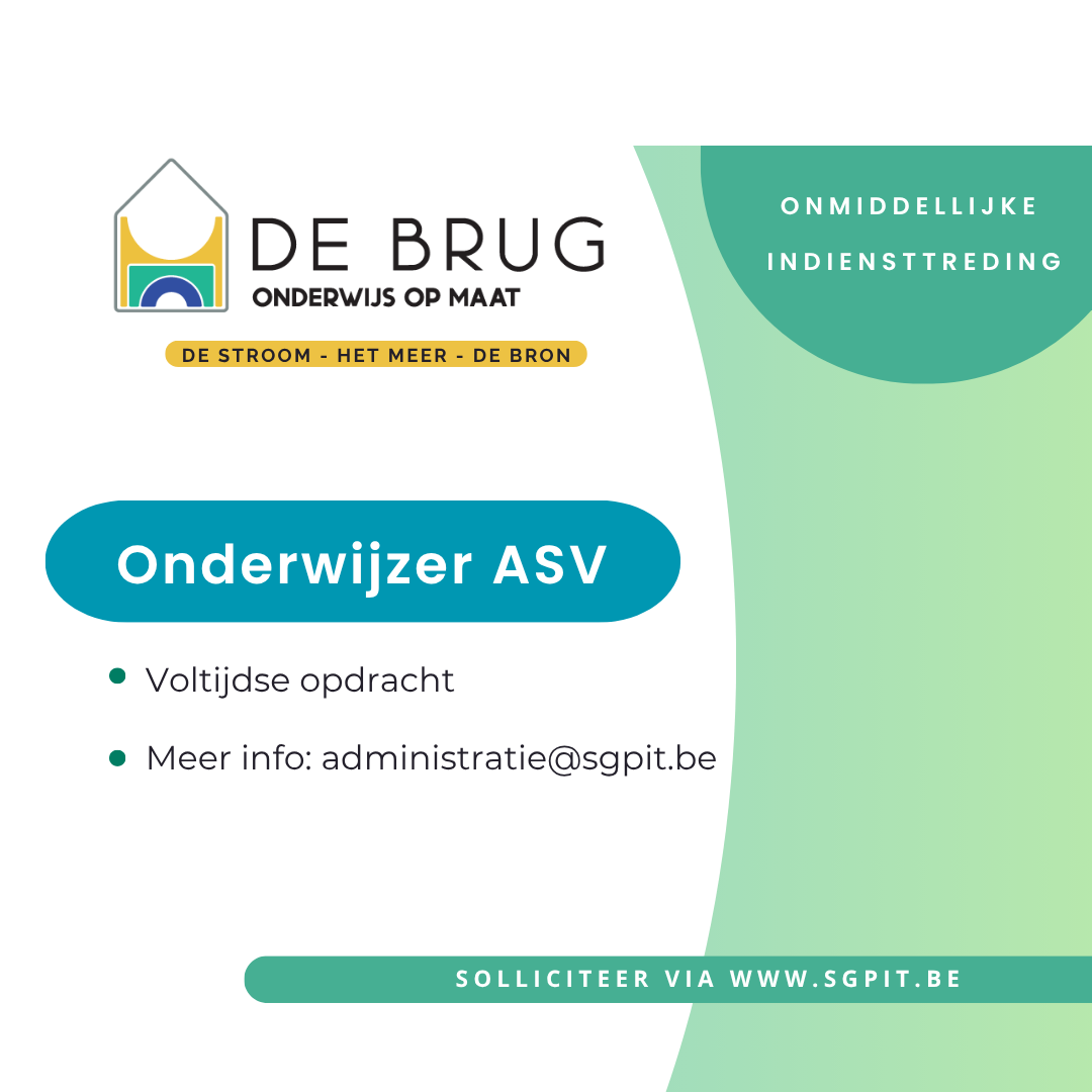 Vacature Onderwijzer ASV 2025 2026